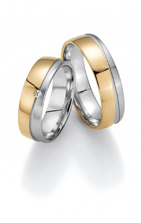Gold und Silberner Ring.
